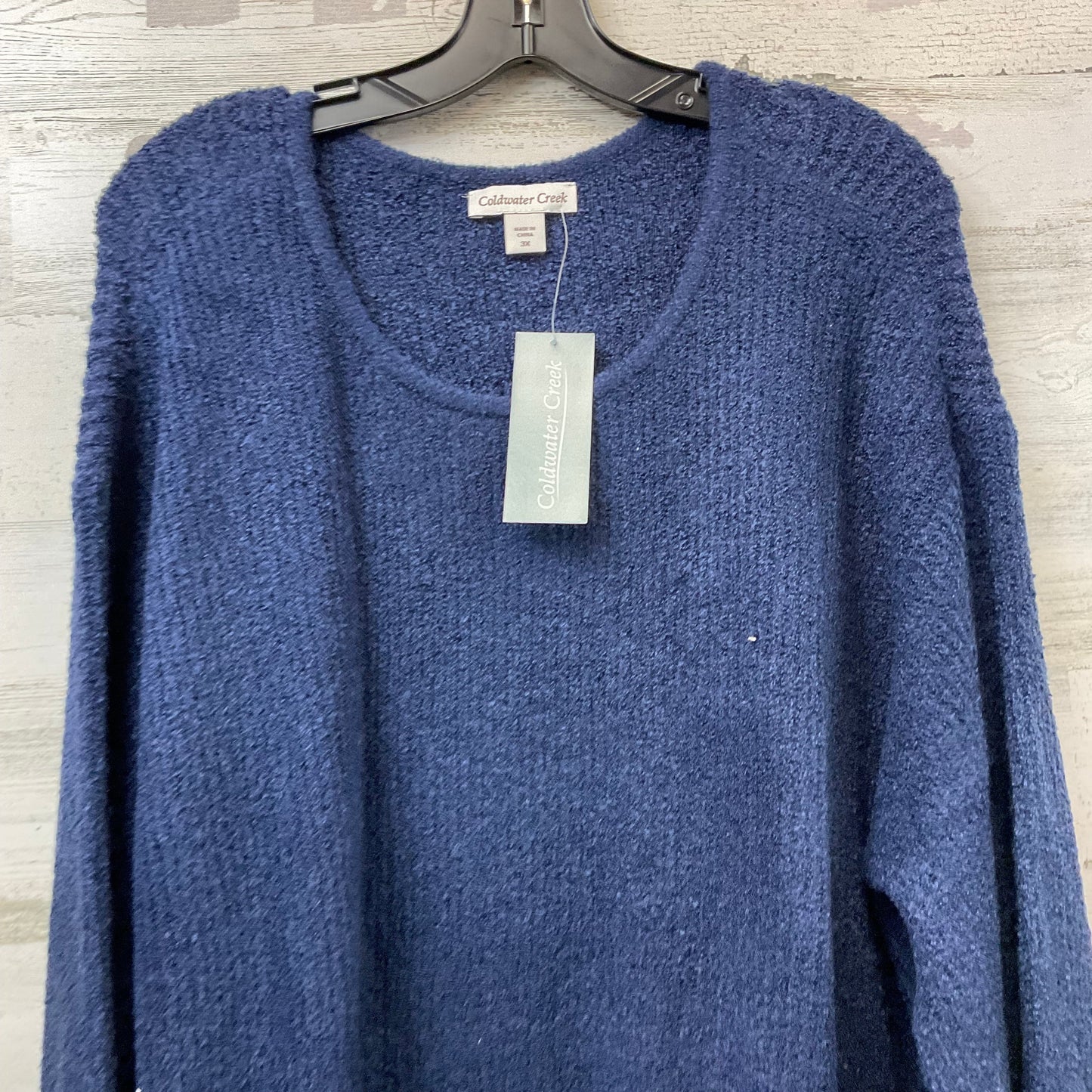 Sweater By Coldwater Creek In Blue, Size: 3x