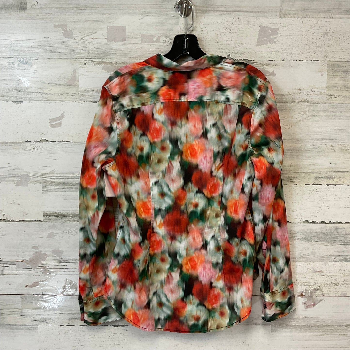 Blouse Long Sleeve By J. Crew In Green, Size: S