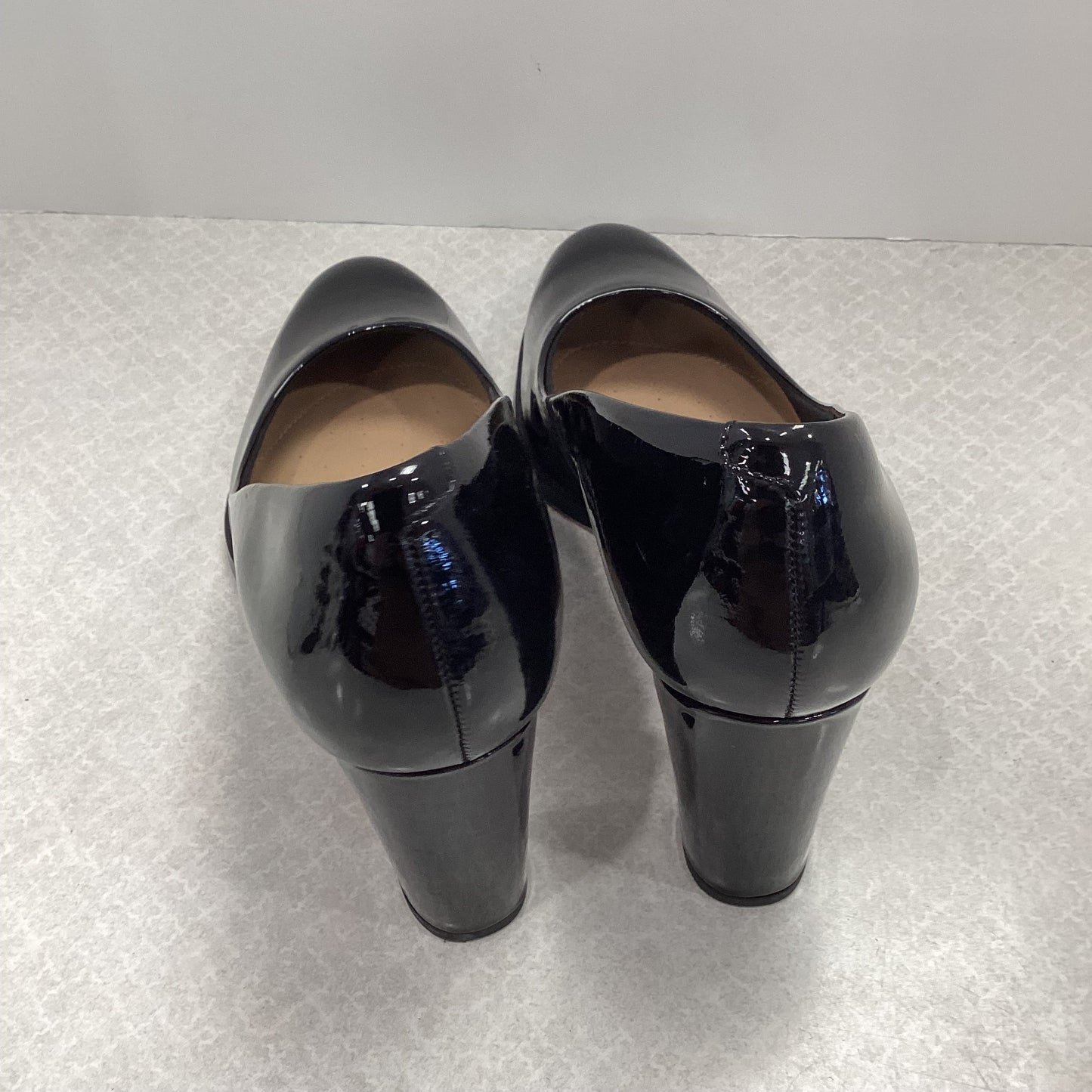 Shoes Heels Block By Clarks In Black, Size: 8.5