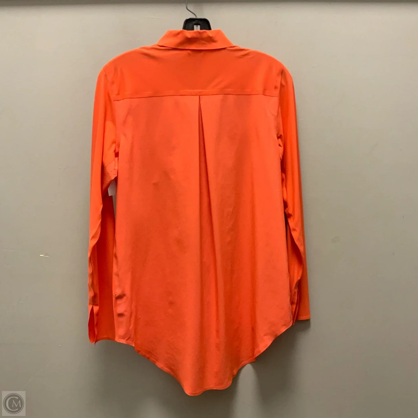 Athletic Top Long Sleeve Collar By Athleta In Orange, Size: Xs
