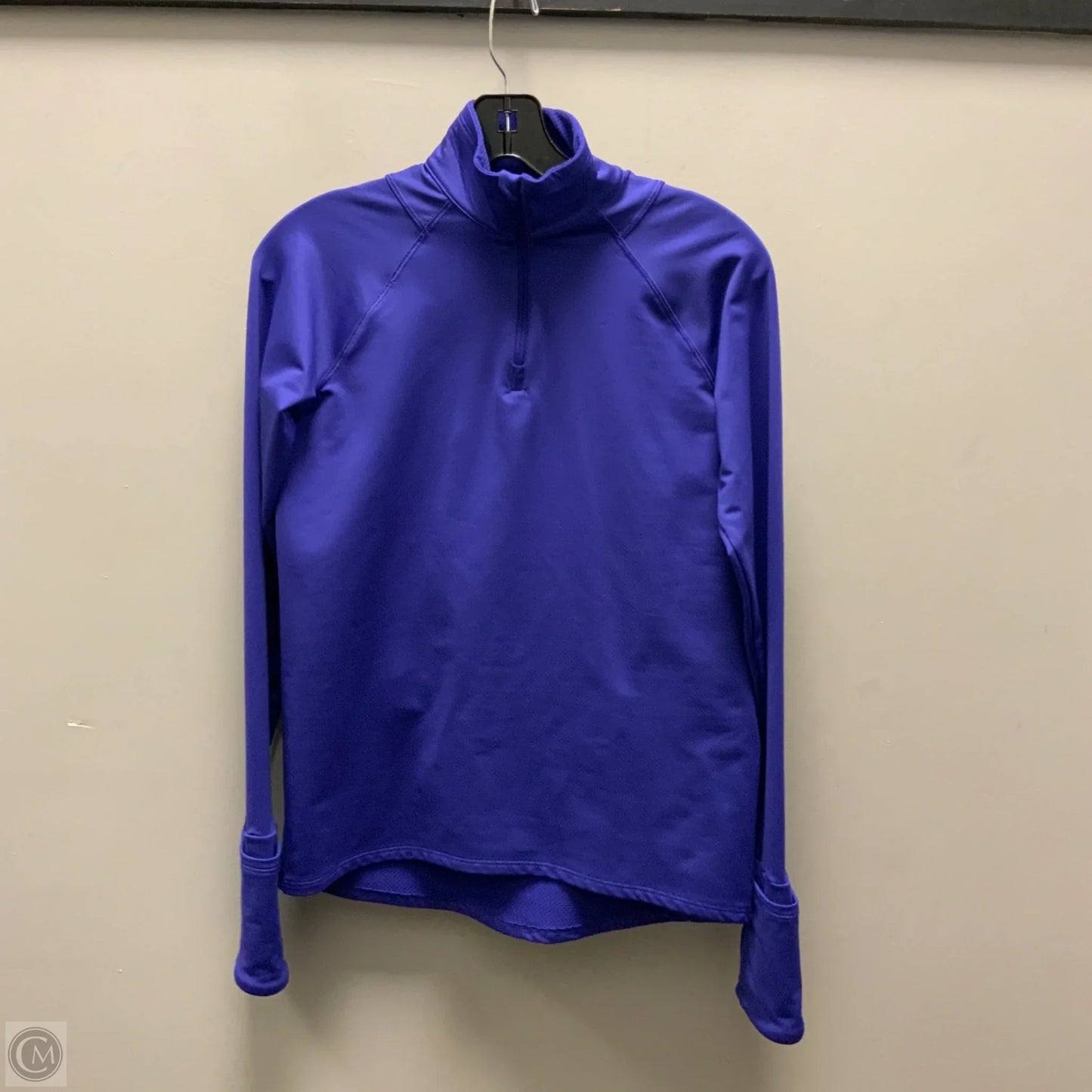 Athletic Top Long Sleeve Collar By Athleta In Purple, Size: Xxs