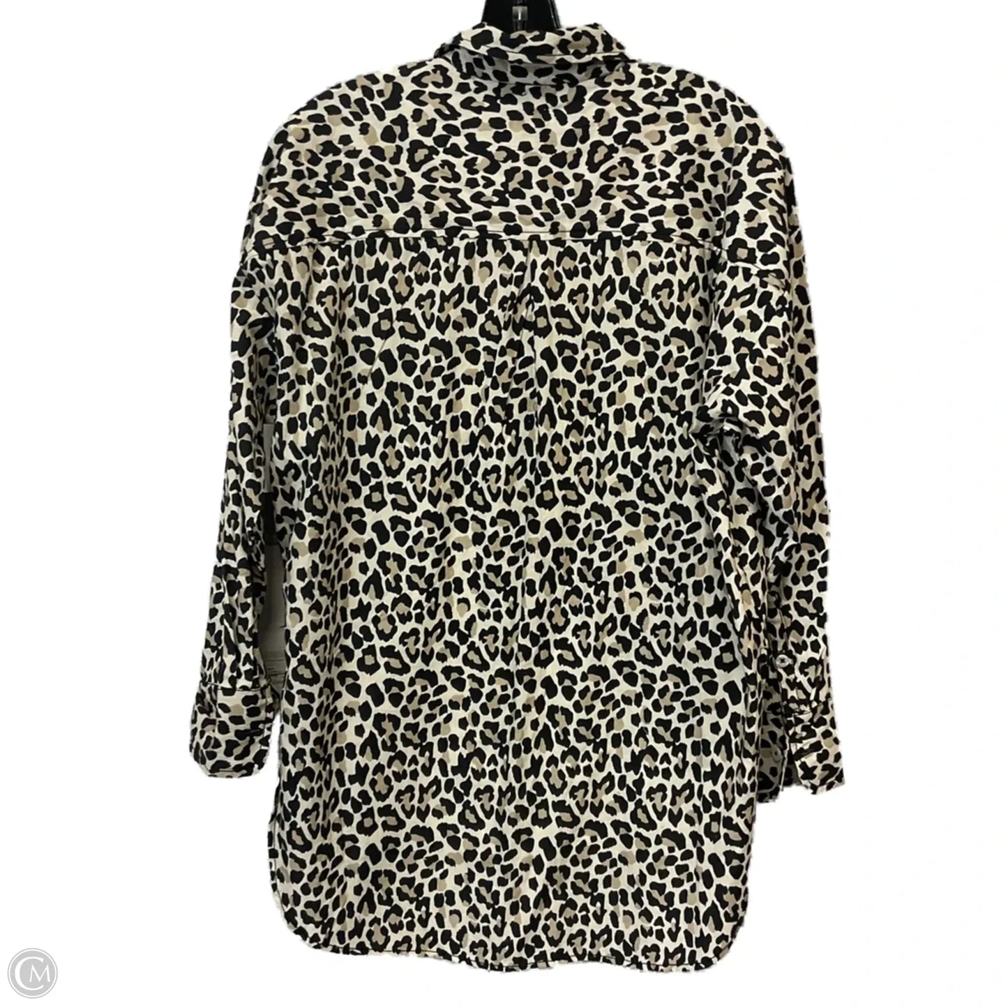 Blouse Long Sleeve By Maeve In Animal Print, Size: Xs