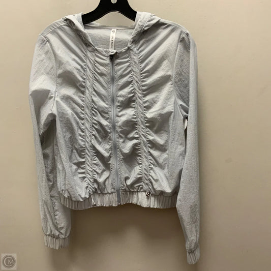 Athletic Jacket By Fabletics In Grey, Size: S