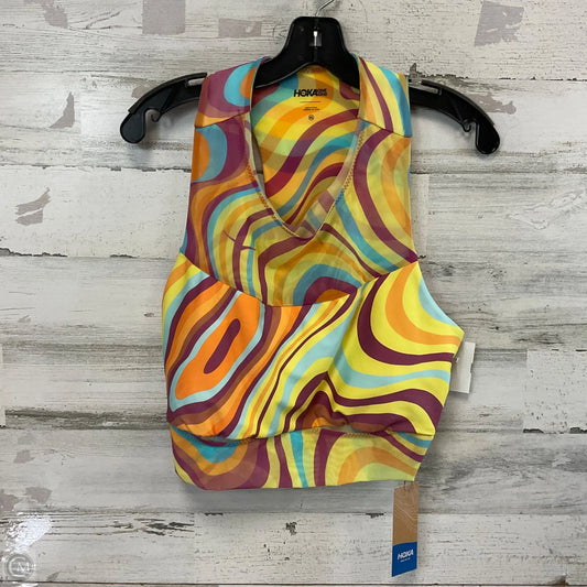 Athletic Bra By Hoka In Yellow, Size: Xl