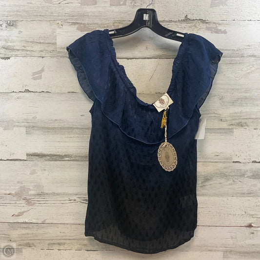 Blouse Sleeveless By MUCHE MUCHETTE In Blue, Size: Osfm