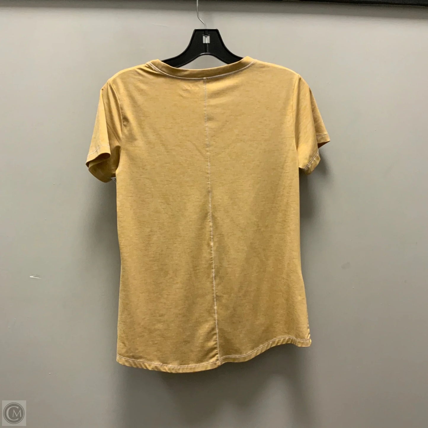 Athletic Top Short Sleeve By Eddie Bauer In Yellow, Size: Xs