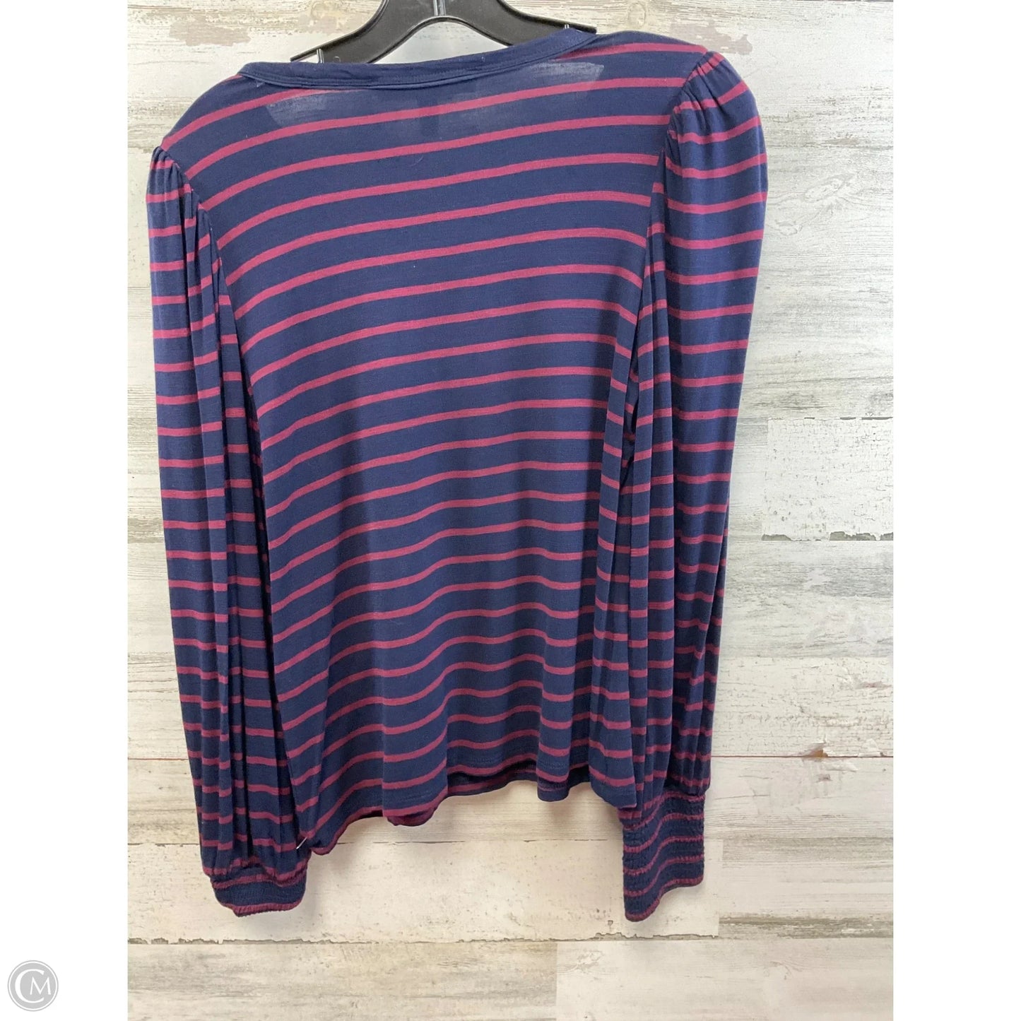 Top Long Sleeve By White House Black Market In Blue, Size: S