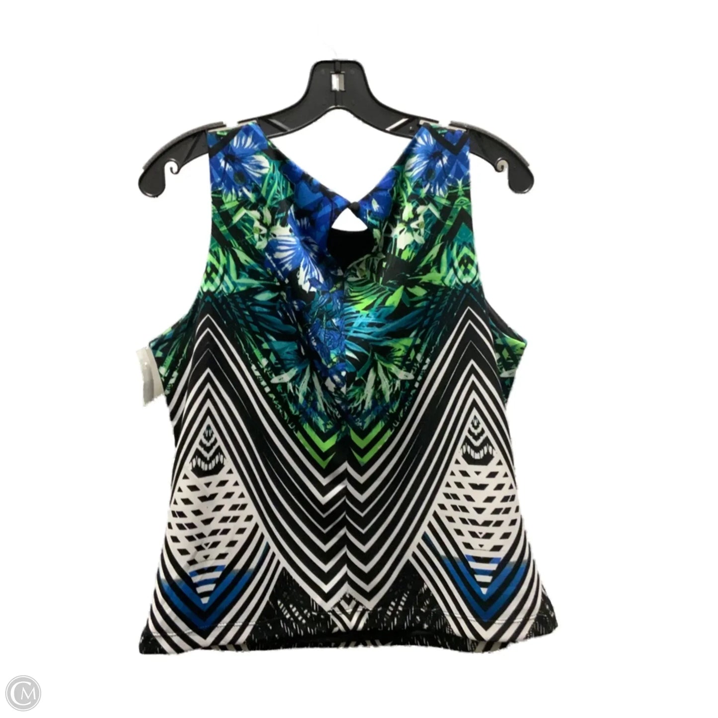 Blouse Sleeveless By Bisou Bisou In Black, Size: L