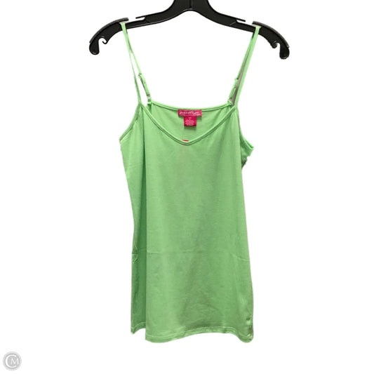 Tank Top By Prestige In Green, Size: L