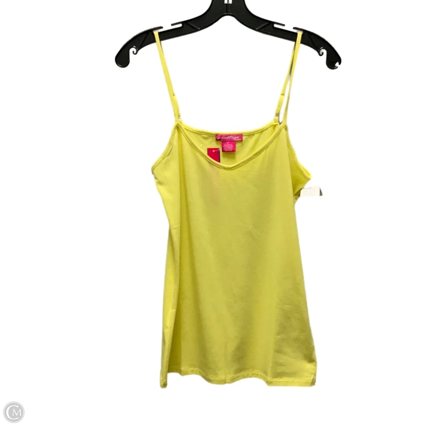Tank Top By Prestige In Yellow, Size: L