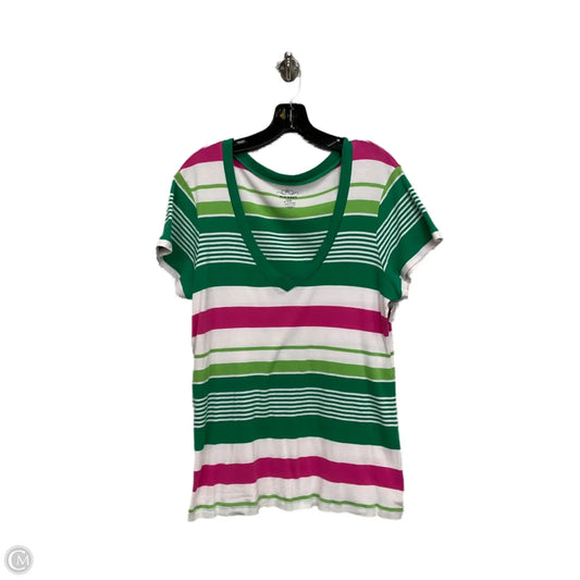 Top Short Sleeve Basic By Old Navy In Green, Size: Xl