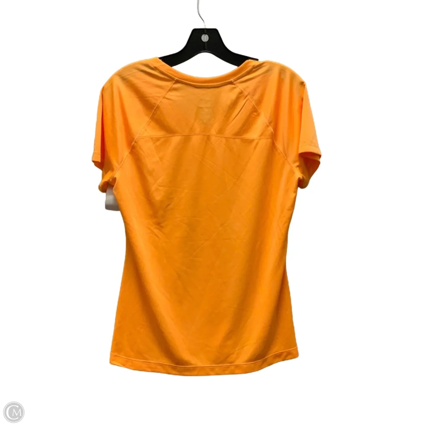 Athletic Top Short Sleeve By Danskin Now In Orange, Size: L