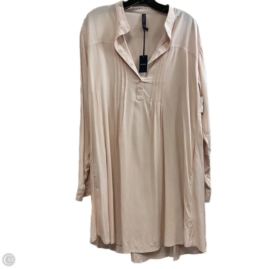 Blouse Long Sleeve By POPSODA In Pink, Size: 3x