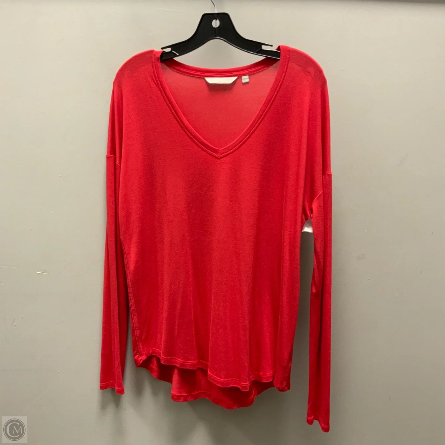 Athletic Top Long Sleeve Crewneck By Athleta In Red, Size: S