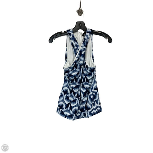 Blouse Sleeveless By White House Black Market In Blue, Size: Xs