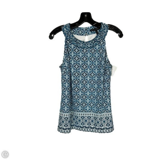 Blouse Sleeveless By White House Black Market In Blue, Size: Xs