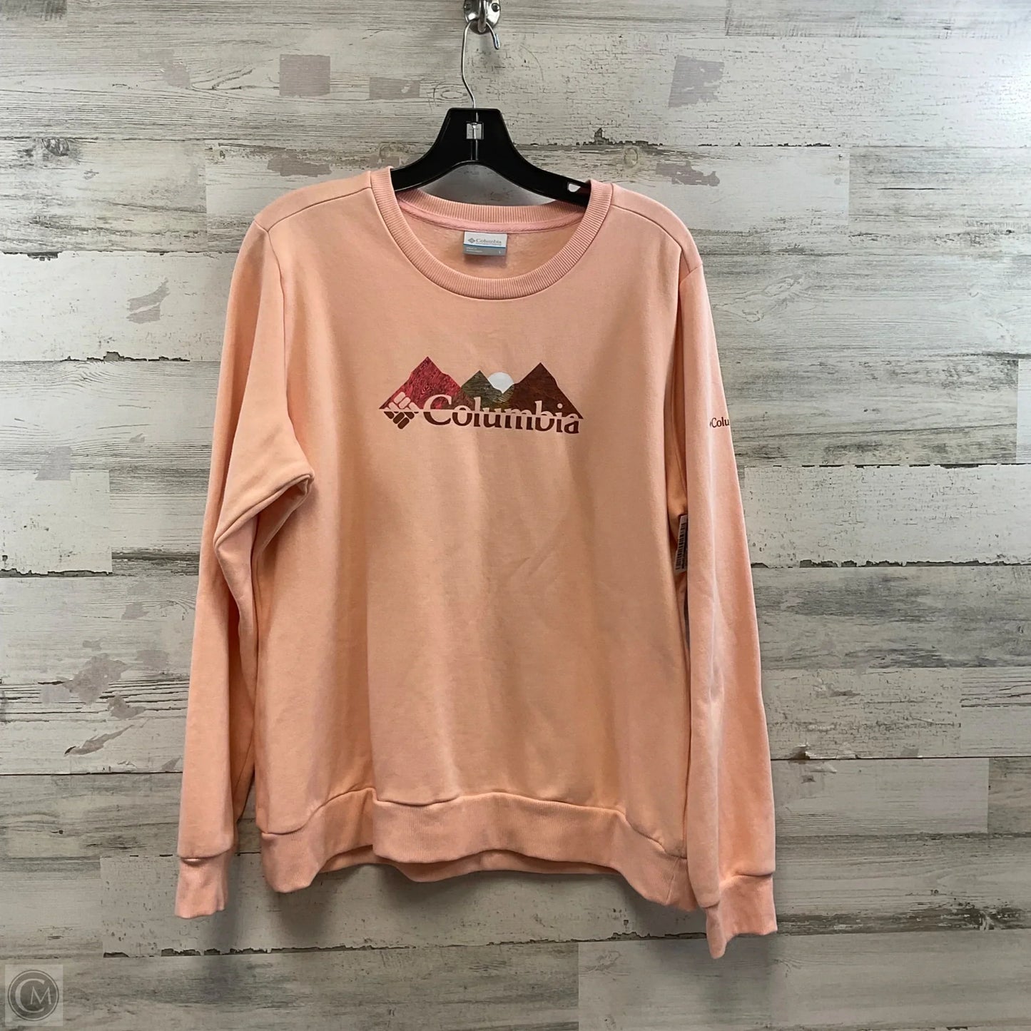 Sweatshirt Crewneck By Columbia In Orange, Size: L