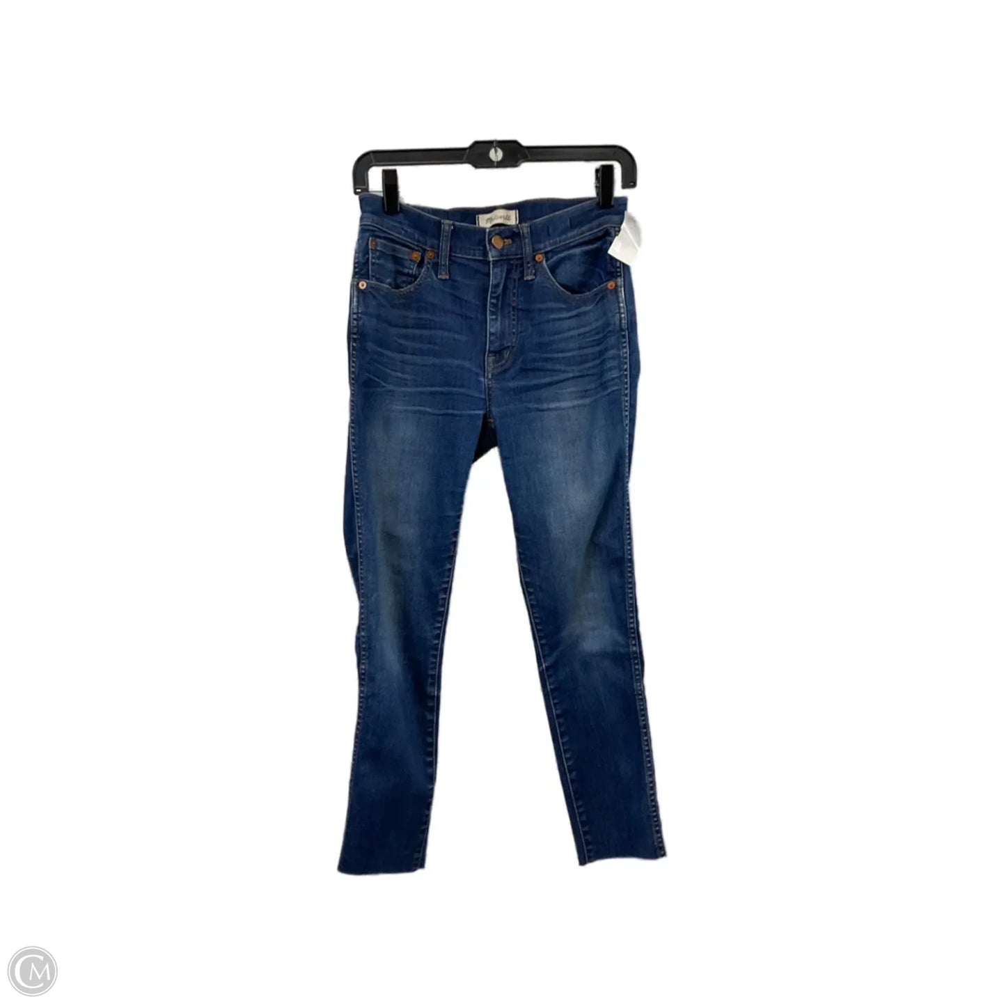 Jeans Skinny By Madewell In Blue Denim, Size: 4
