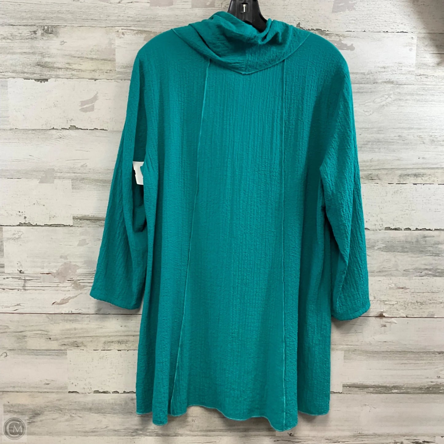 Blouse Long Sleeve By Ali Miles In Green, Size: L