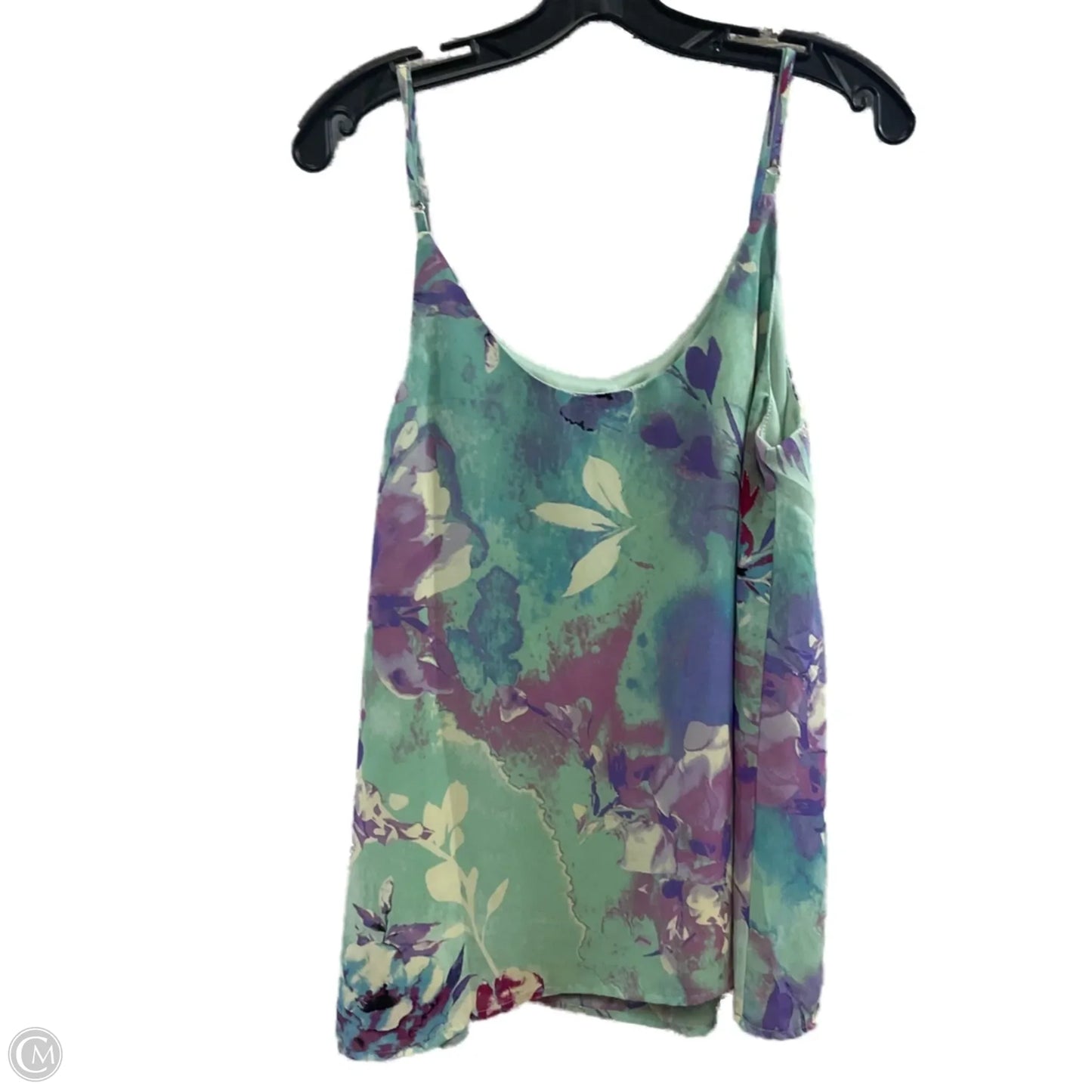 Top Sleeveless By Staccato In Green, Size: M