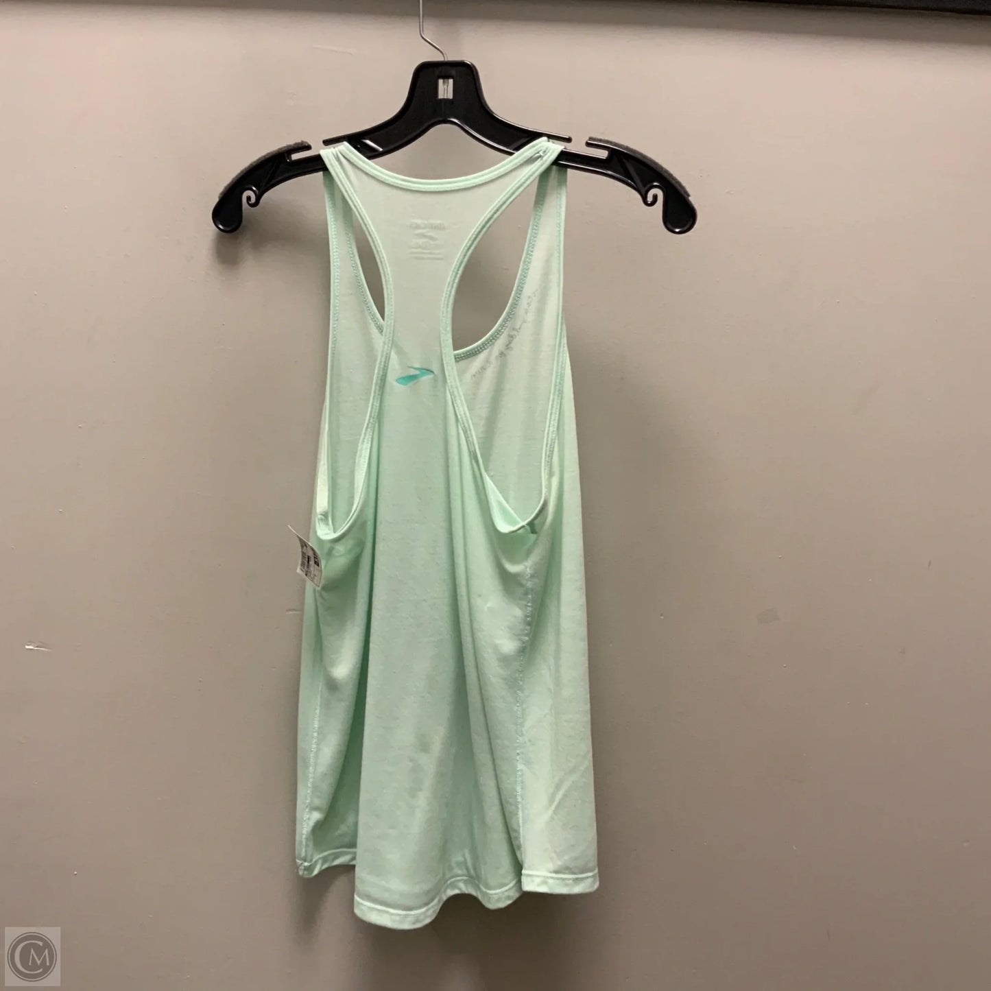 Athletic Tank Top By Brooks In Green, Size: M
