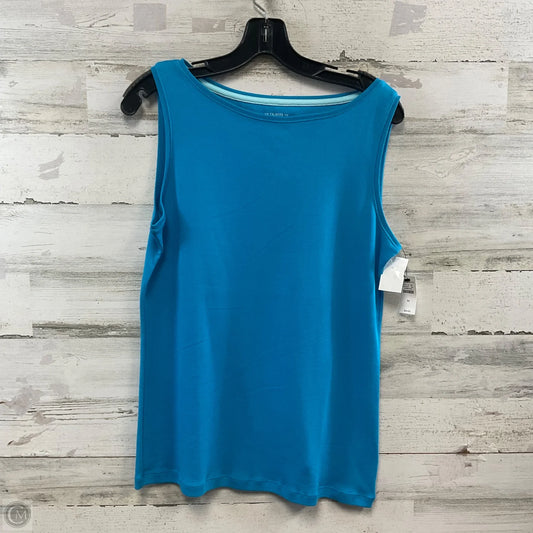 Top Sleeveless Basic By Talbots In Blue, Size: M