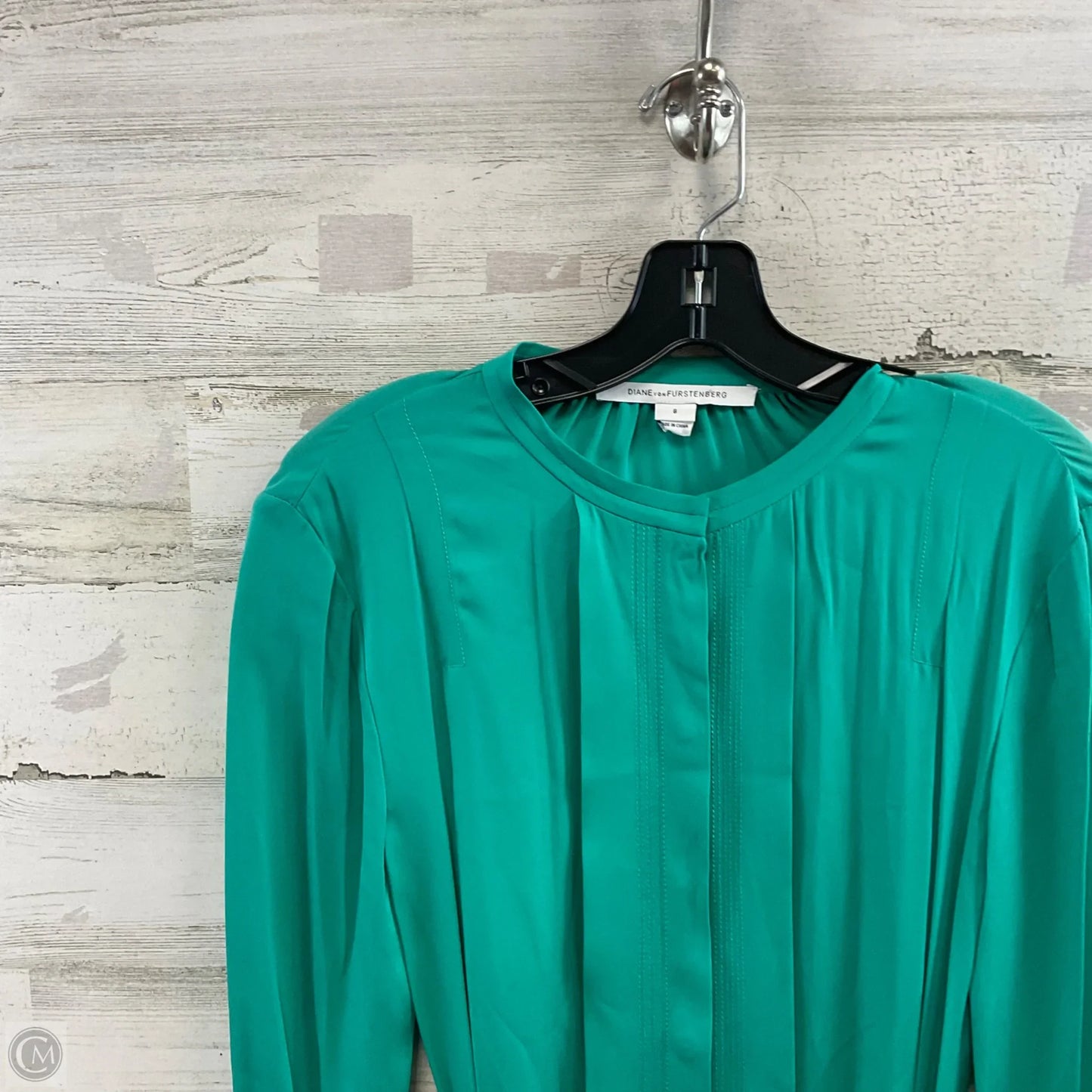 Dress Designer By Diane Von Furstenberg In Green, Size: M