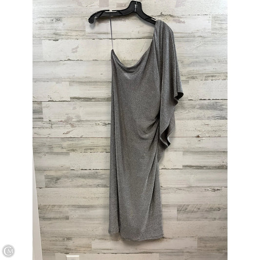 Dress Party Midi By Trina Turk In Silver, Size: M