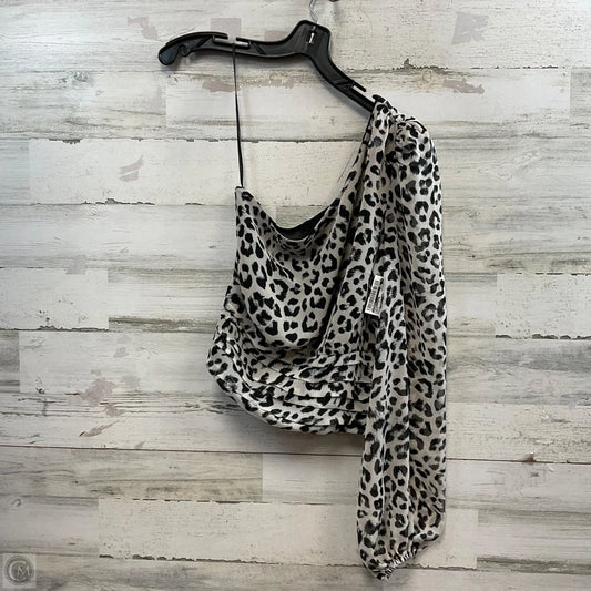 Top Long Sleeve By Express In Cream, Size: S