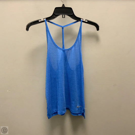 Athletic Tank Top By Nike Apparel In Blue, Size: Xs