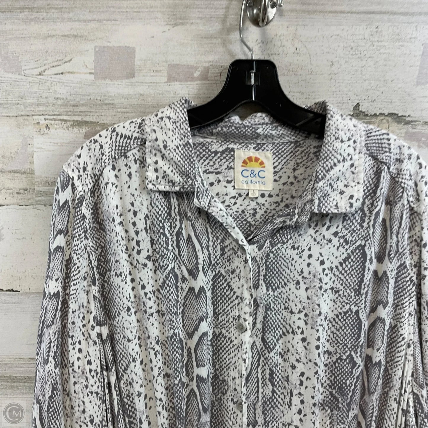 Dress Casual Short By C And C In Grey, Size: L