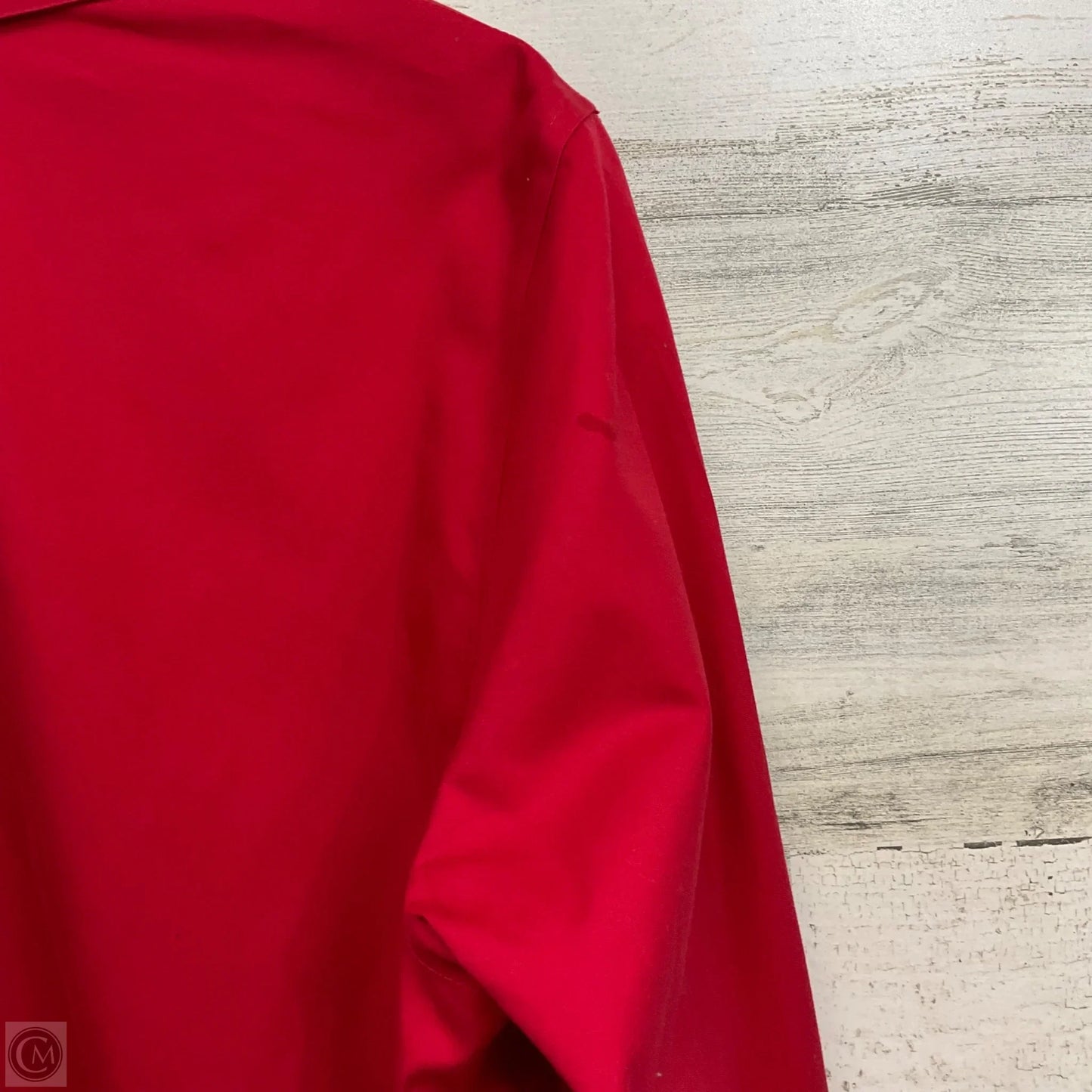 Blouse Long Sleeve By Coldwater Creek In Red, Size: L