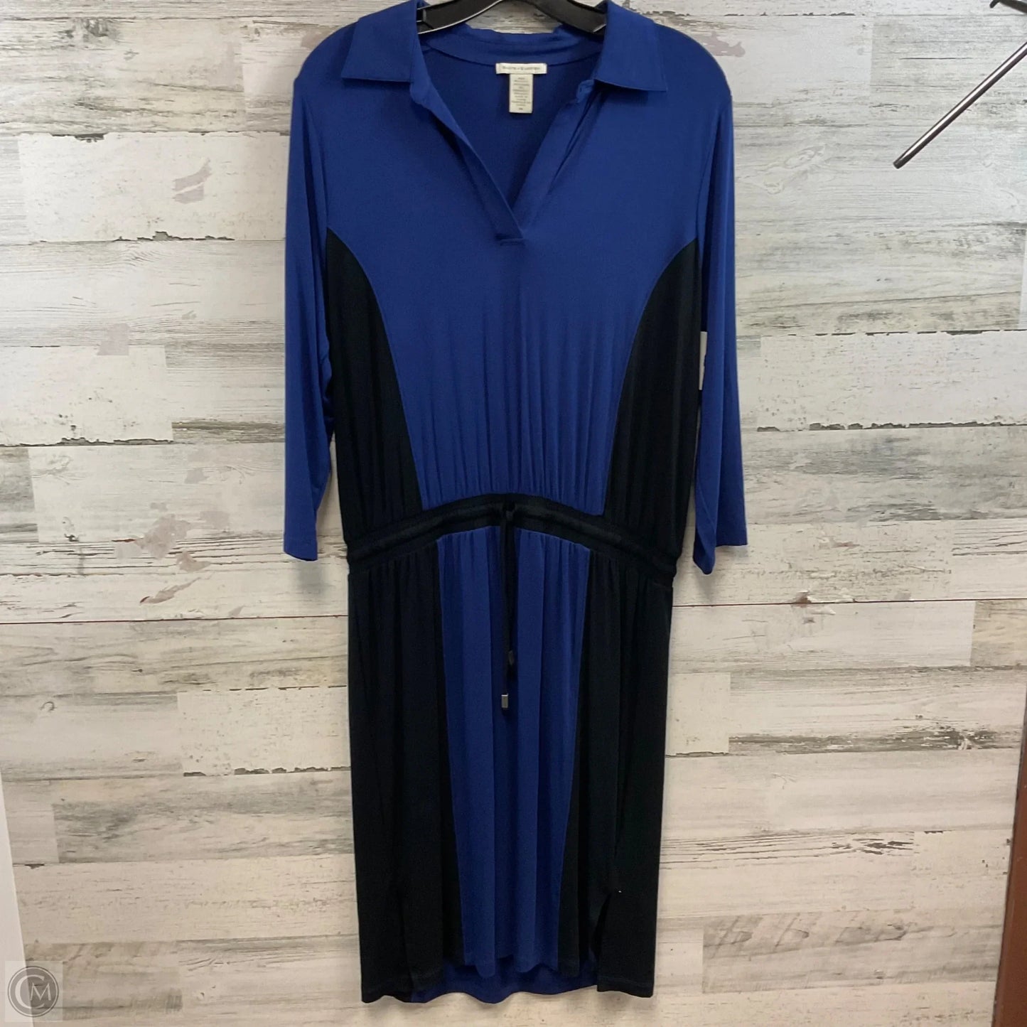 Dress Casual Short By White And Warren In Black & Blue, Size: M