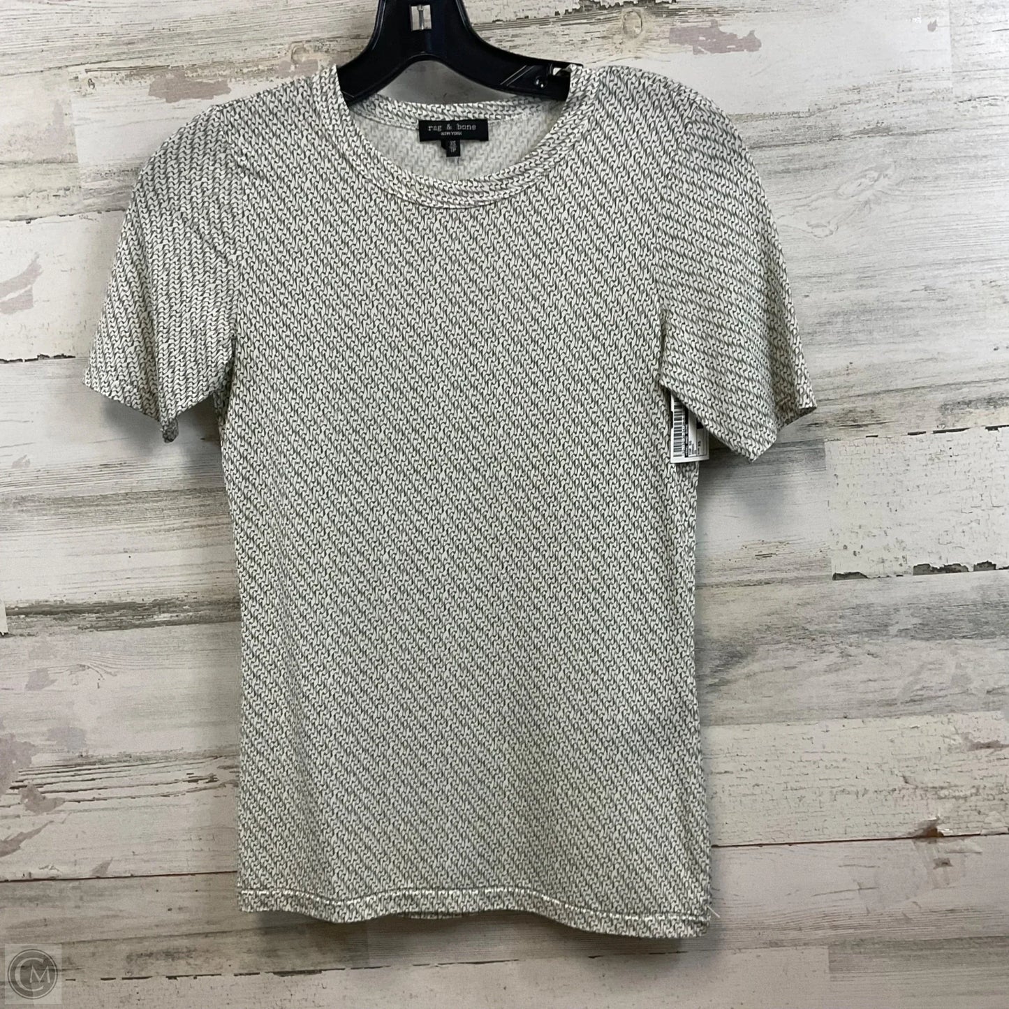 Top Short Sleeve By Rag And Bone In Green, Size: Xs