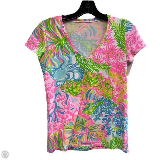 Top Short Sleeve By Lilly Pulitzer In Pink, Size: Xs