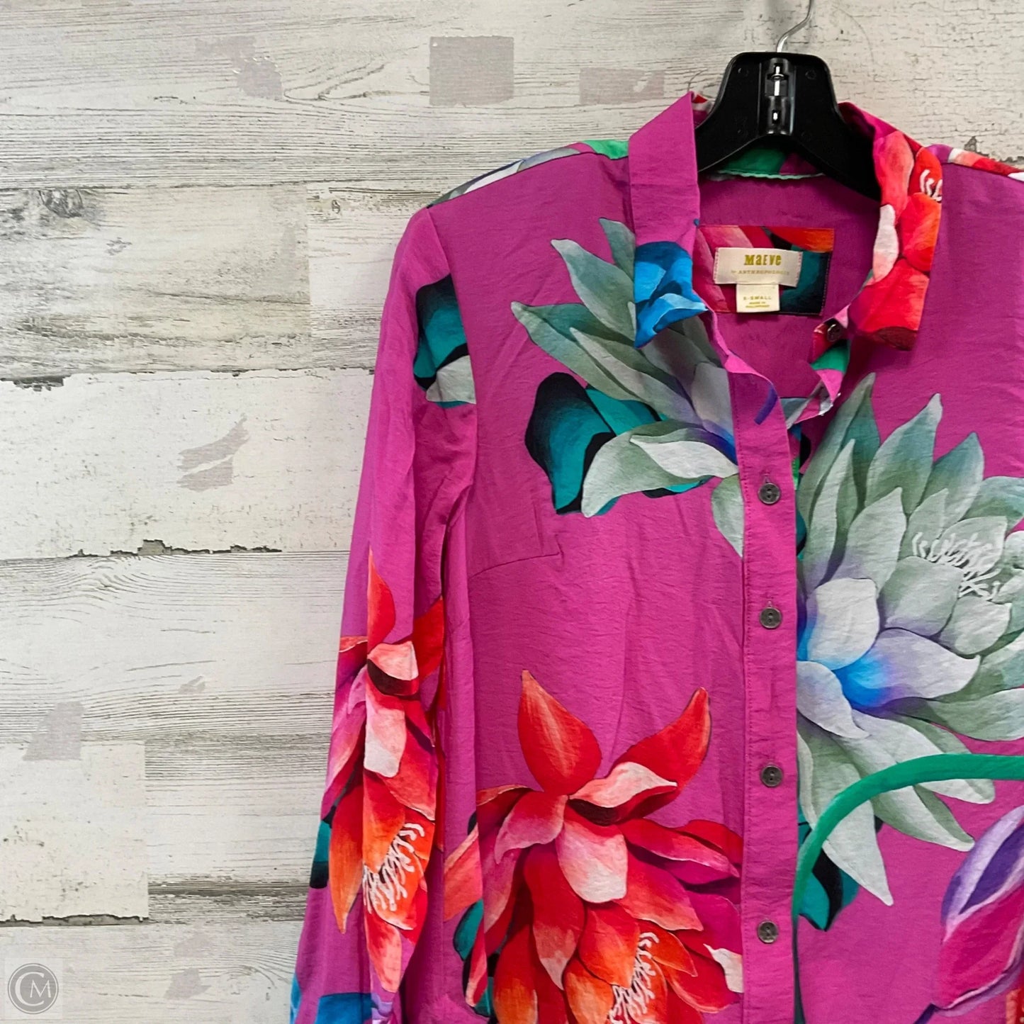 Tunic Long Sleeve By Maeve In Purple, Size: Xs