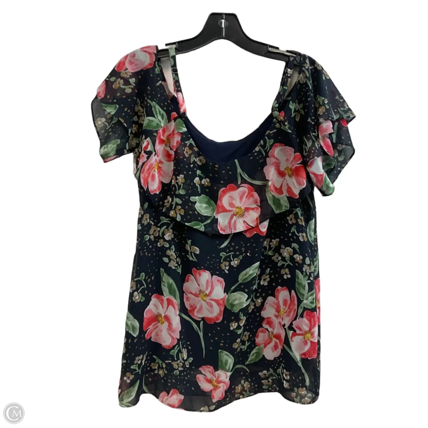Blouse Sleeveless By Cabi In Blue, Size: S