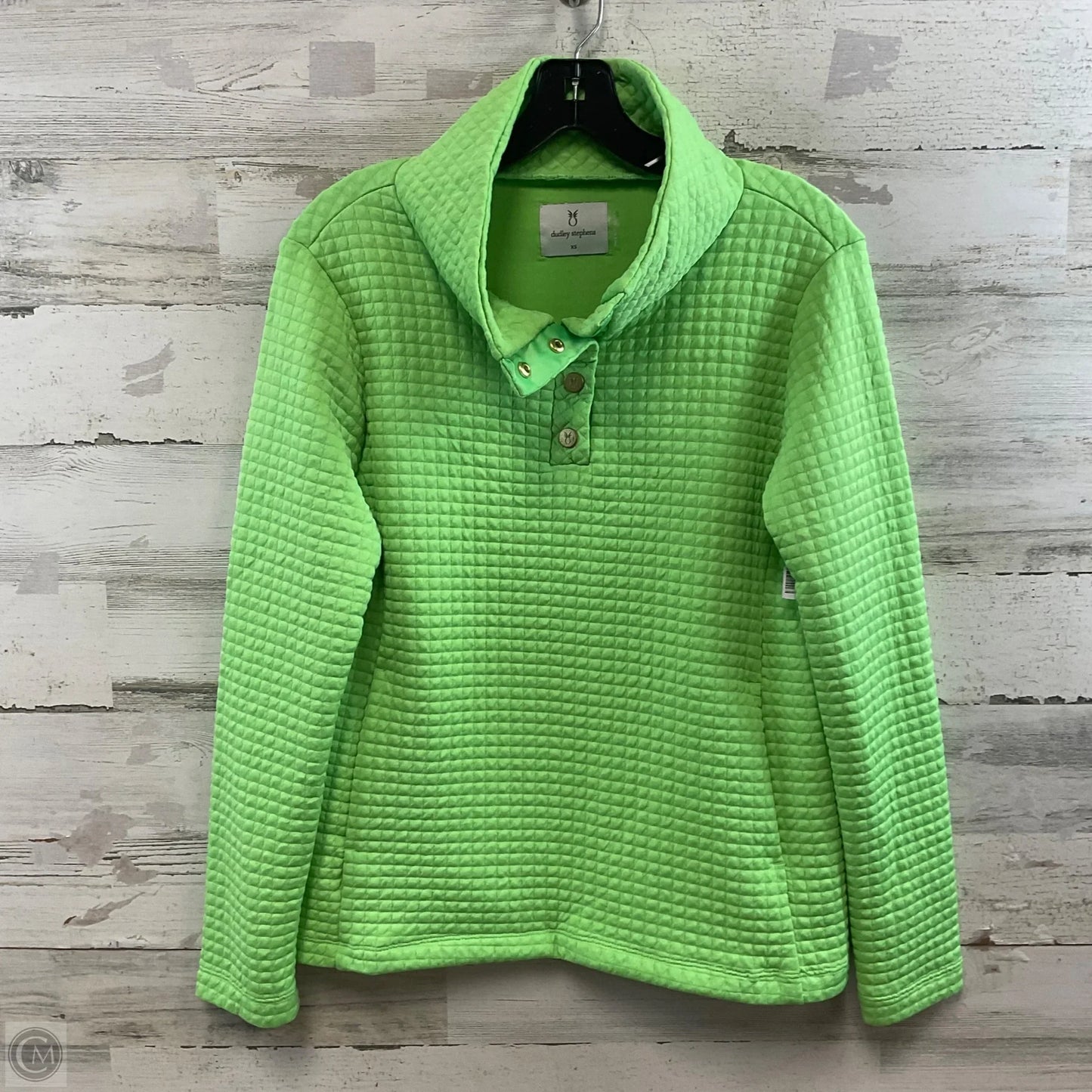 Top Long Sleeve By DUDLEY STEPHENS In Green, Size: Xs