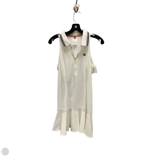 Athletic Dress By Wilson In White, Size: Xs