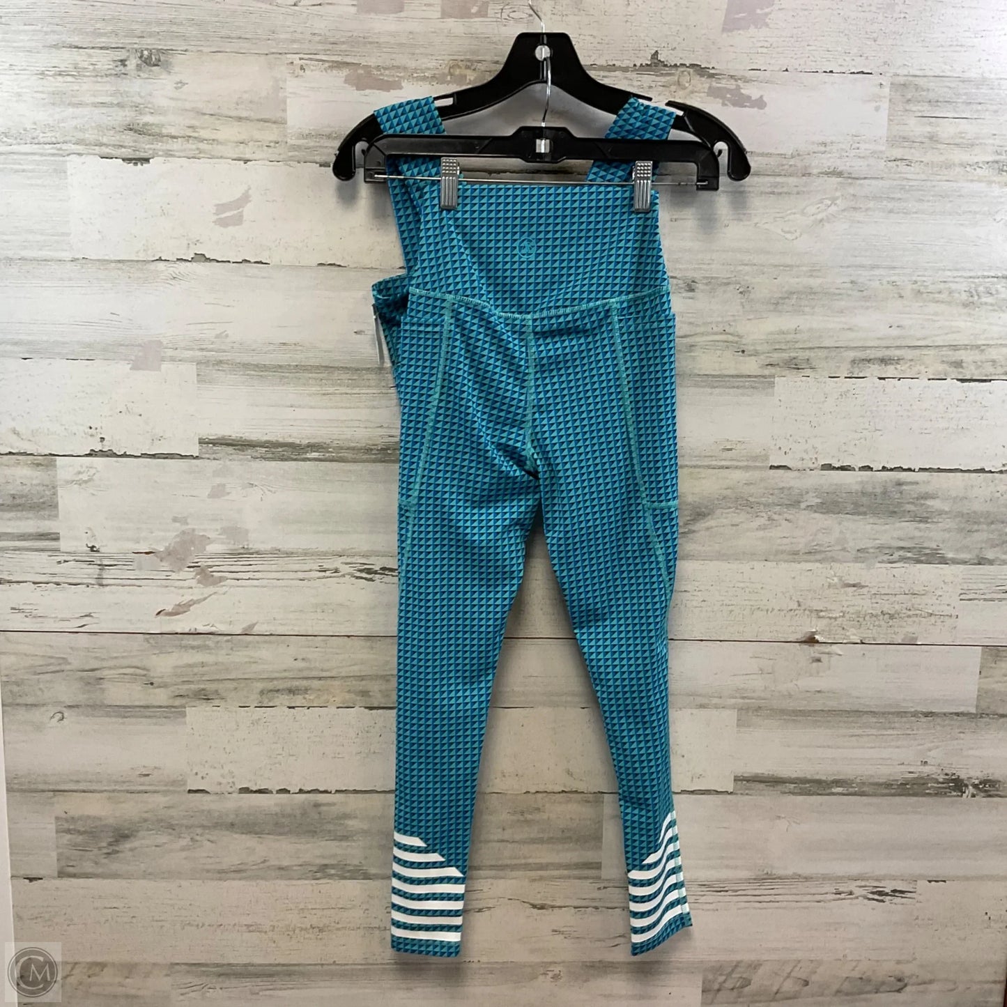 Athletic Pants 2pc By ADDISON BAY In Blue & Green, Size: Xs