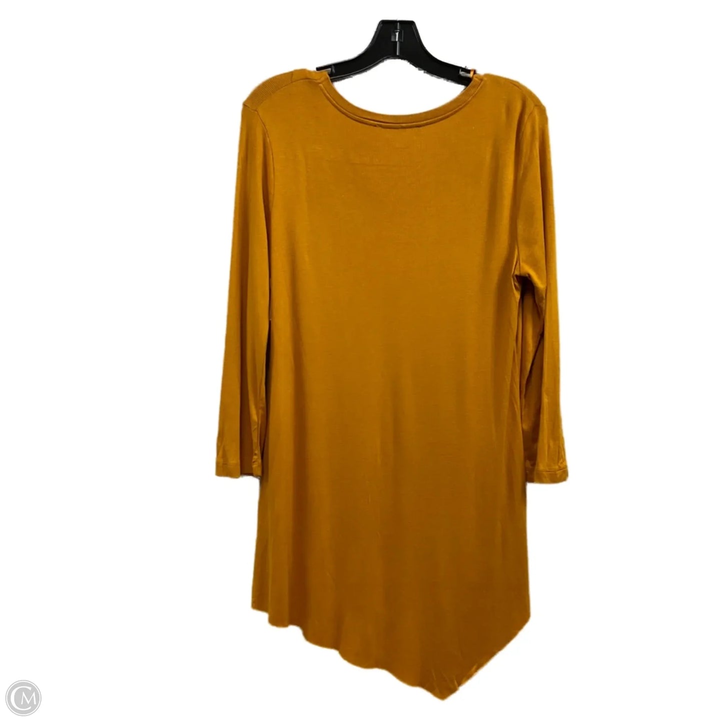 Top Long Sleeve By Cable And Gauge In Yellow, Size: L