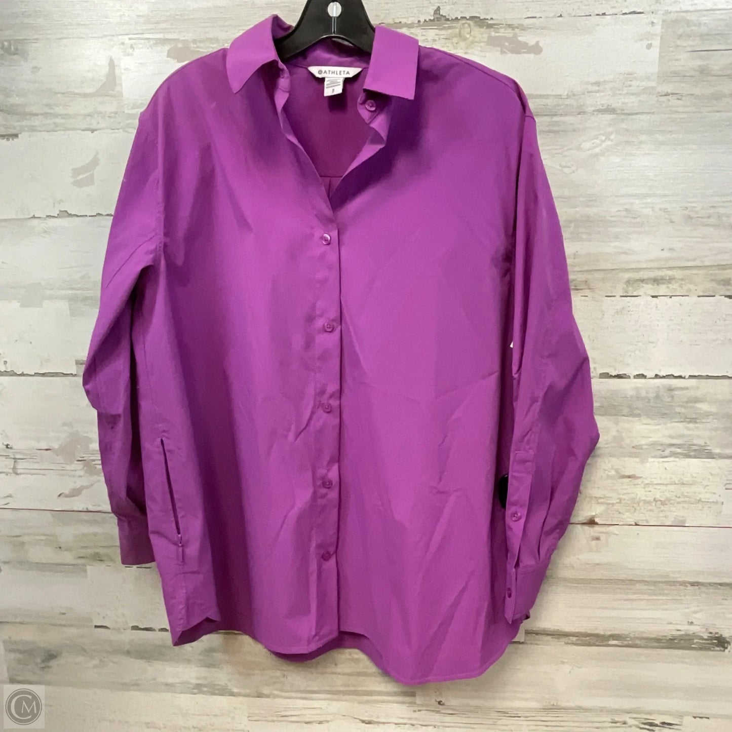 Tunic Long Sleeve By Athleta In Purple, Size: S