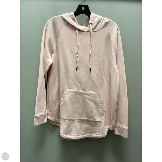 Athletic Sweatshirt Hoodie By Xersion In Pink, Size: L
