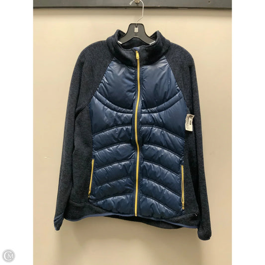 Jacket Puffer & Quilted By London Fog In Blue, Size: Xl