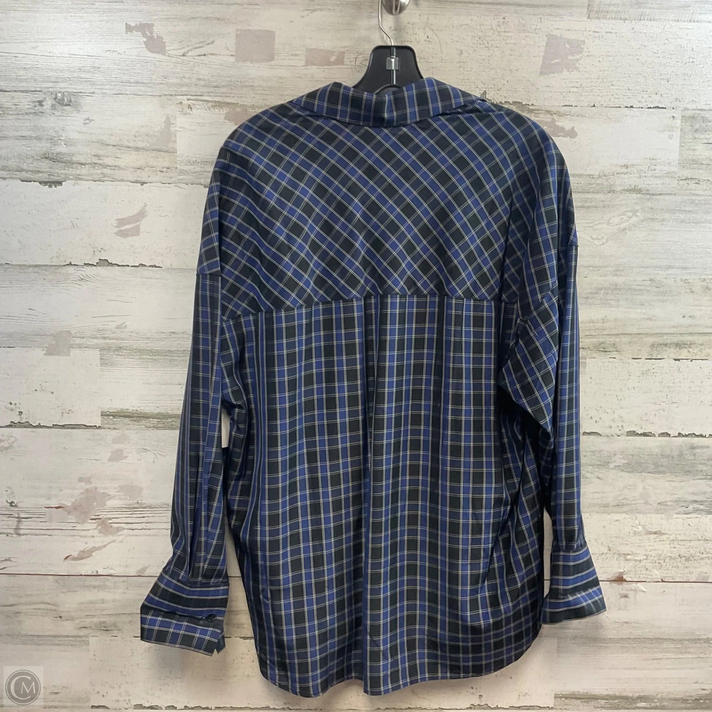 Blouse Long Sleeve By LES COYOTES DE PARIS In Blue, Size: Xs