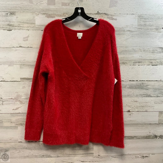 Sweater By A New Day In Red, Size: Xl