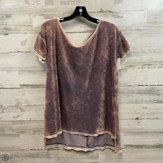 Top Short Sleeve By We The Free In Purple, Size: S