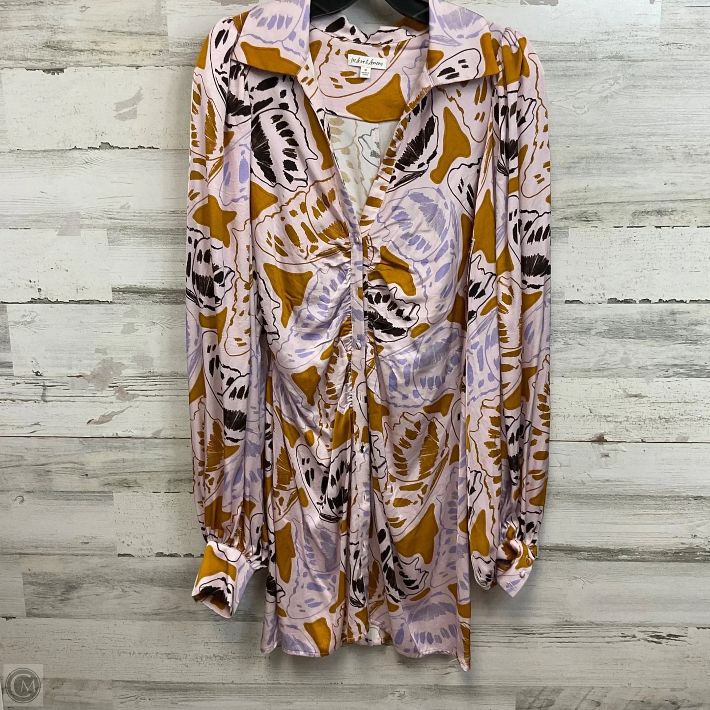 Dress Casual Short By For Love & Lemons In Purple, Size: M