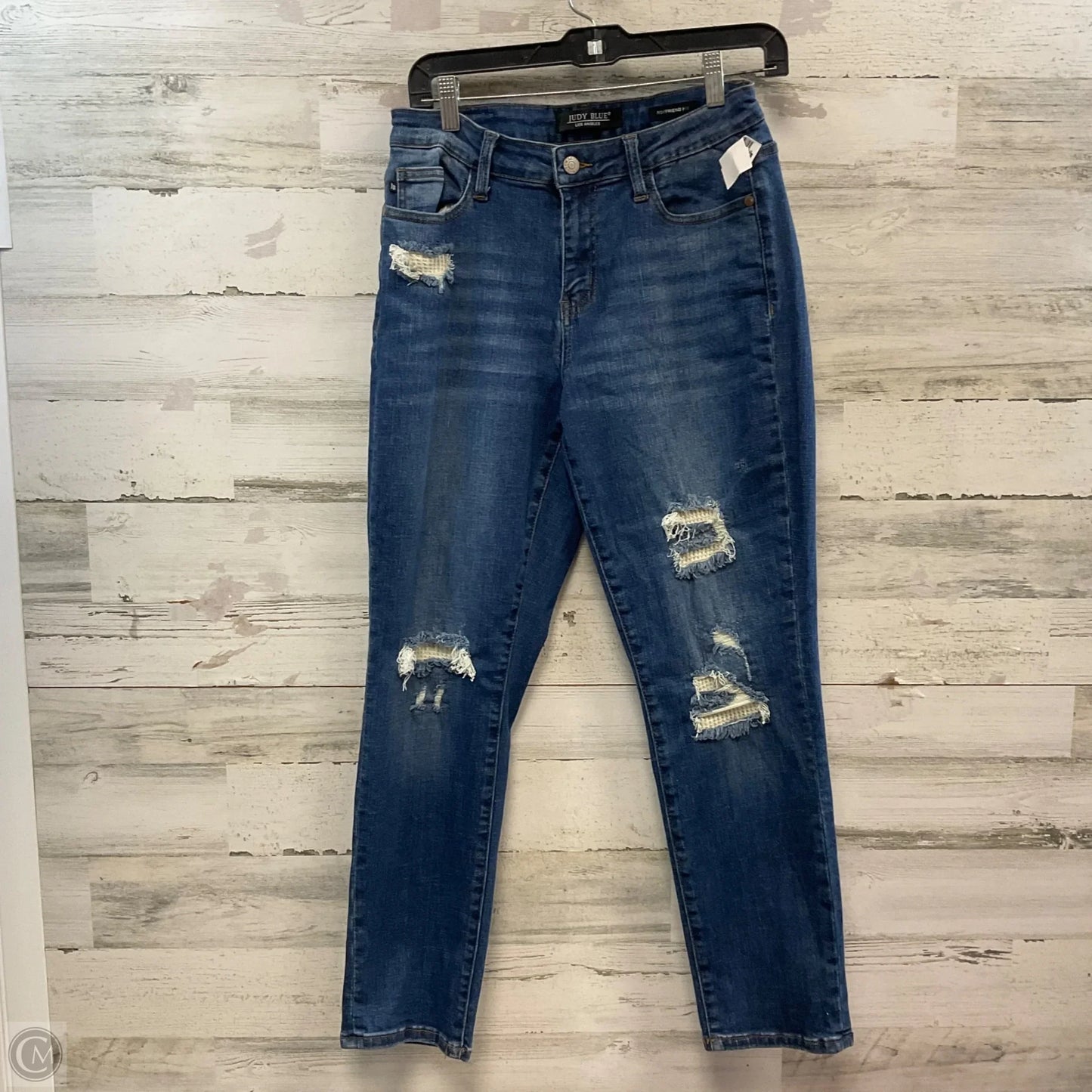 Jeans Boyfriend By Judy Blue In Blue Denim, Size: 6
