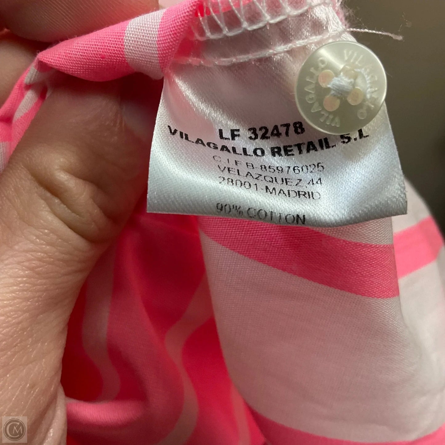 Blouse Long Sleeve By VILLAGALLO In Pink, Size: L